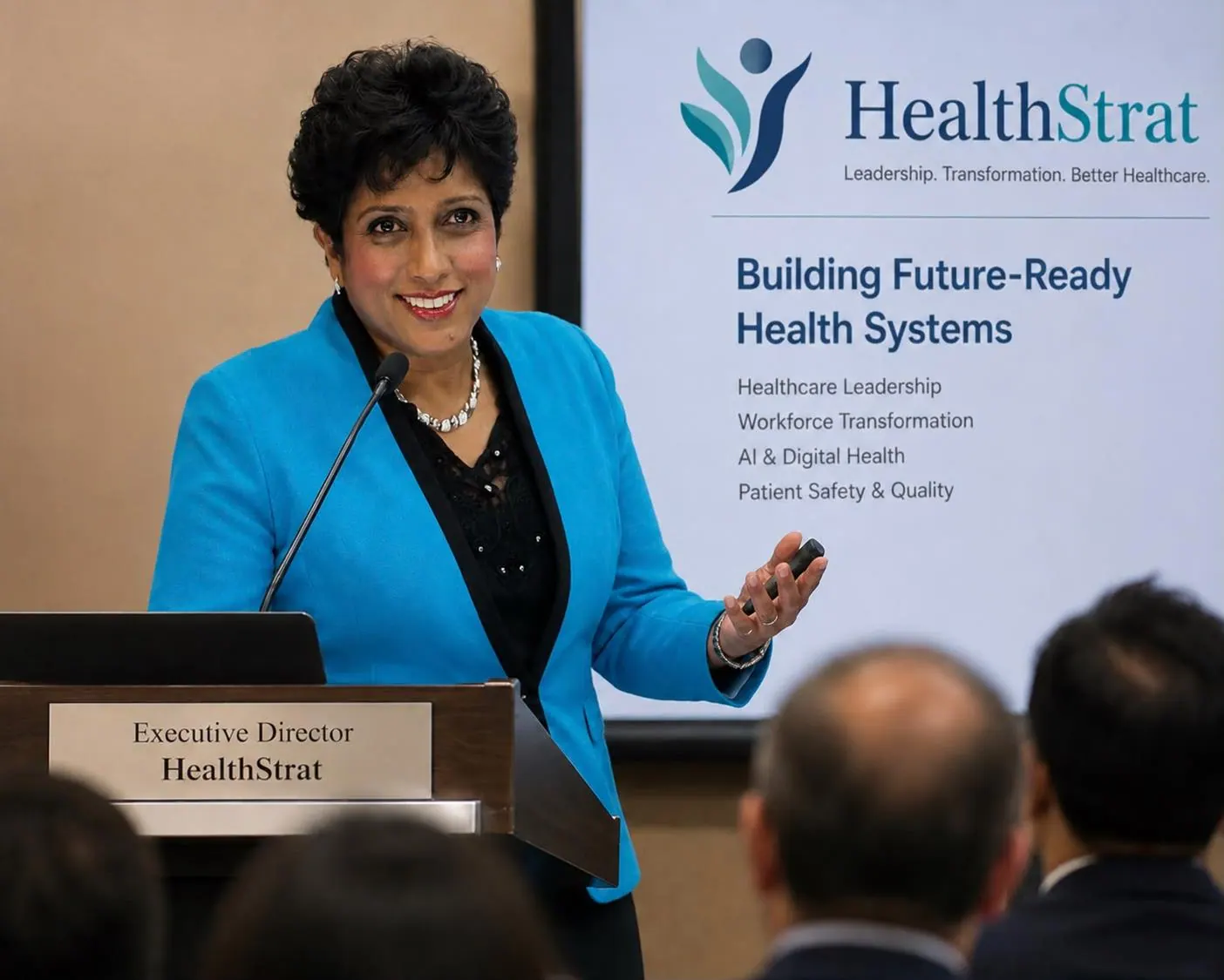 Healthcare leaders collaborating on regional strategy