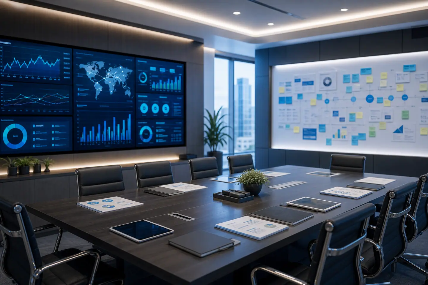 Healthcare transformation strategy room