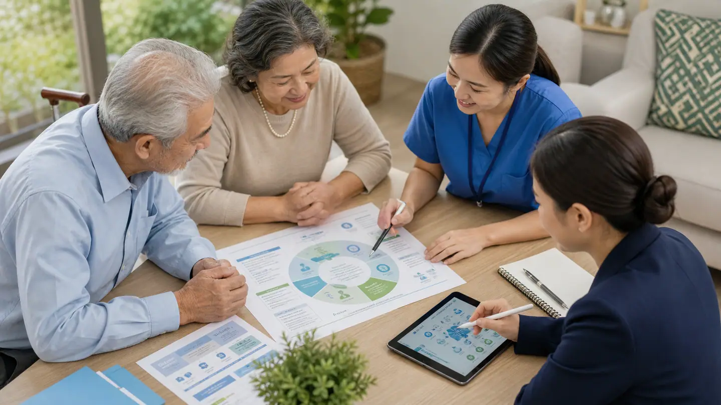 Healthcare leaders planning population health and community care strategies